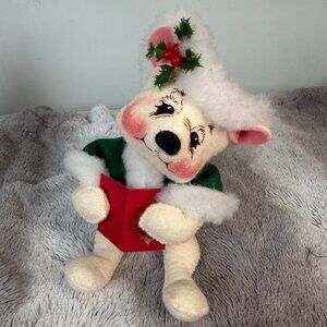 Christmas Annalee Christmas Book Sitting Bear ?  Plush